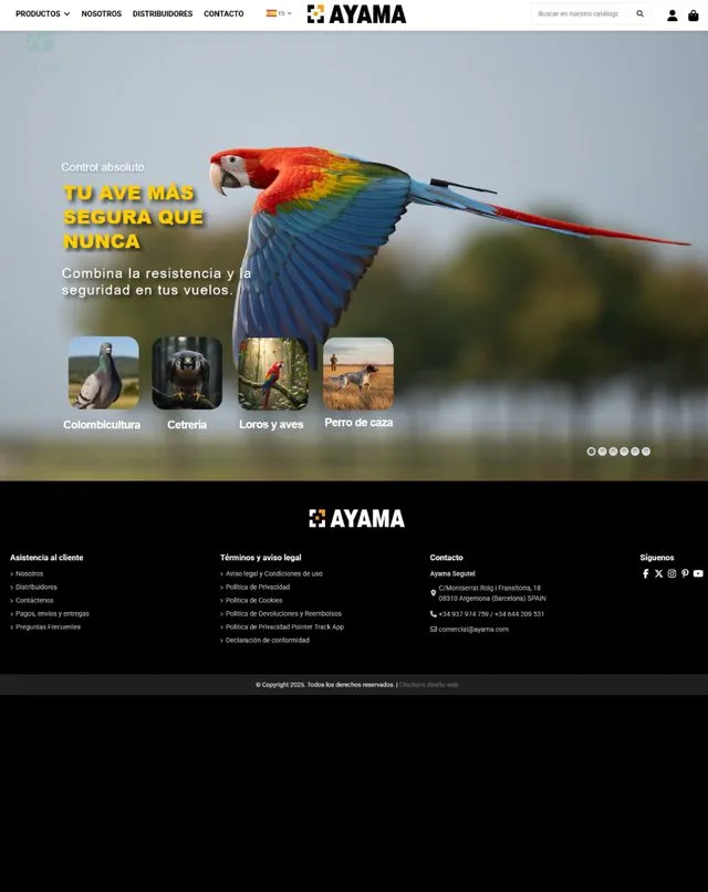 Ayama website (GPS)
