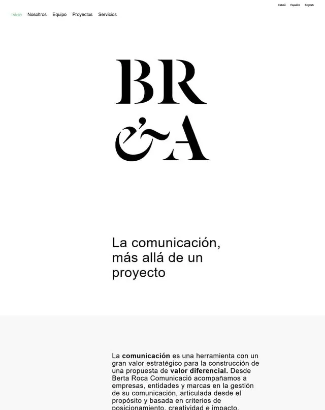Berta Roca website (Marketing)
