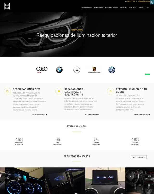 carlab website (Automotive)