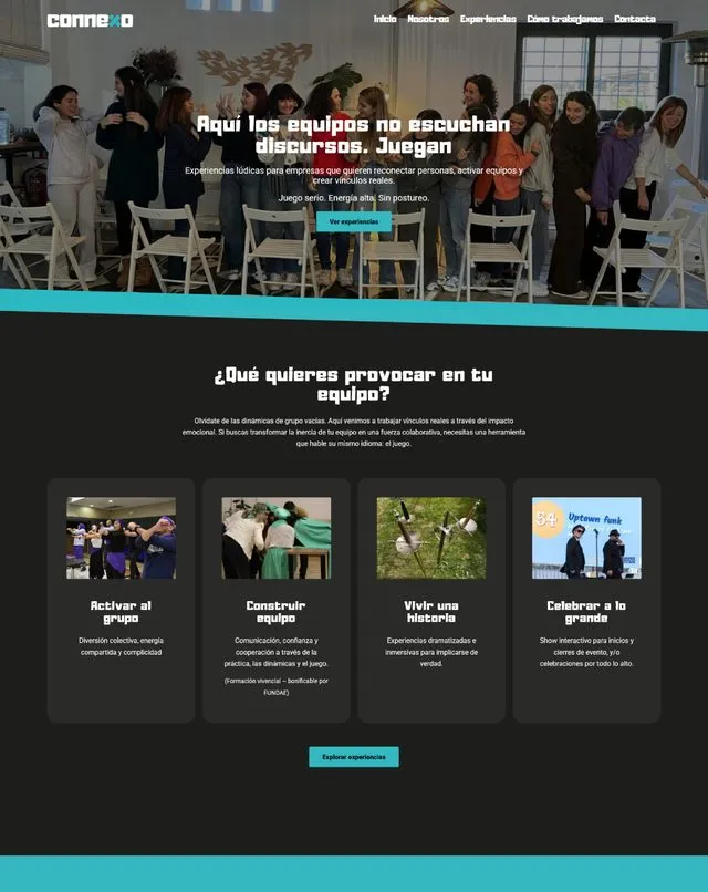 Connexo website (Coaching)