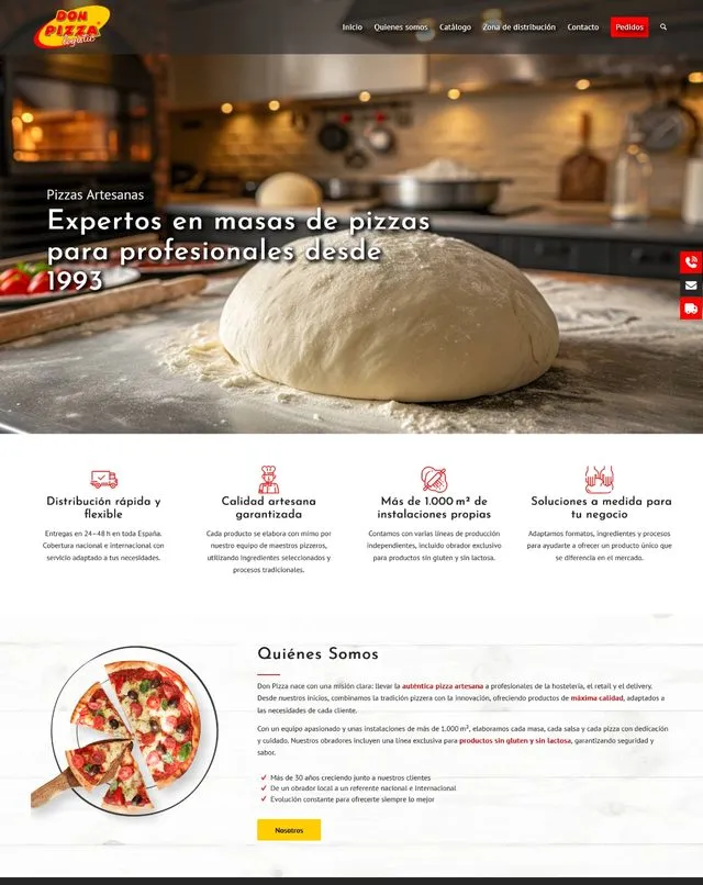 donpizza website (Pizza dough)