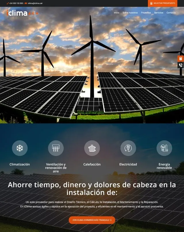 iclima website (Air conditioning)