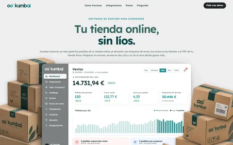 Homepage of the Kumbai website