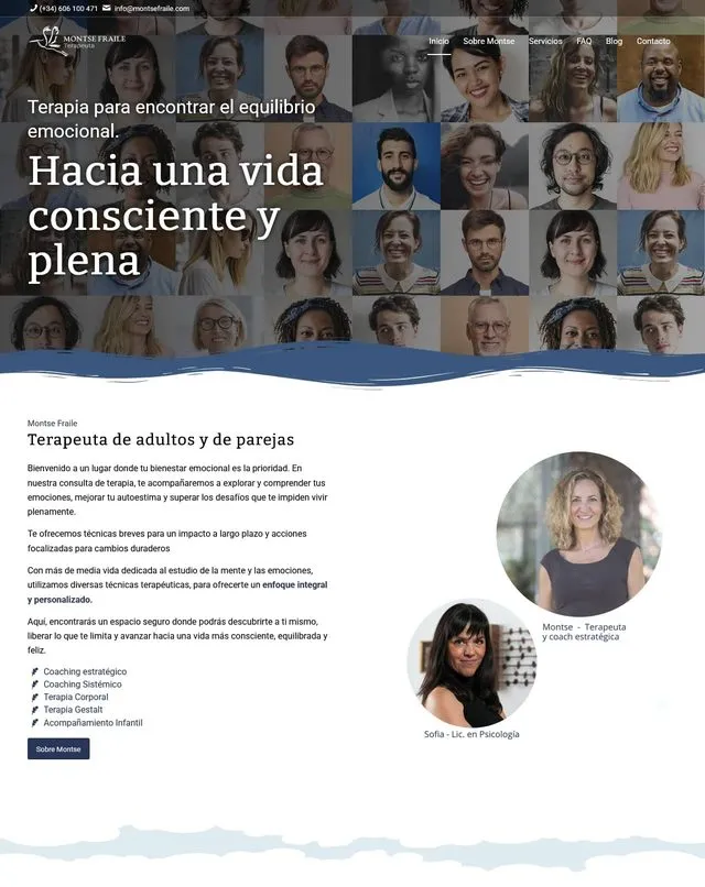 montsefraile website (Therapist)