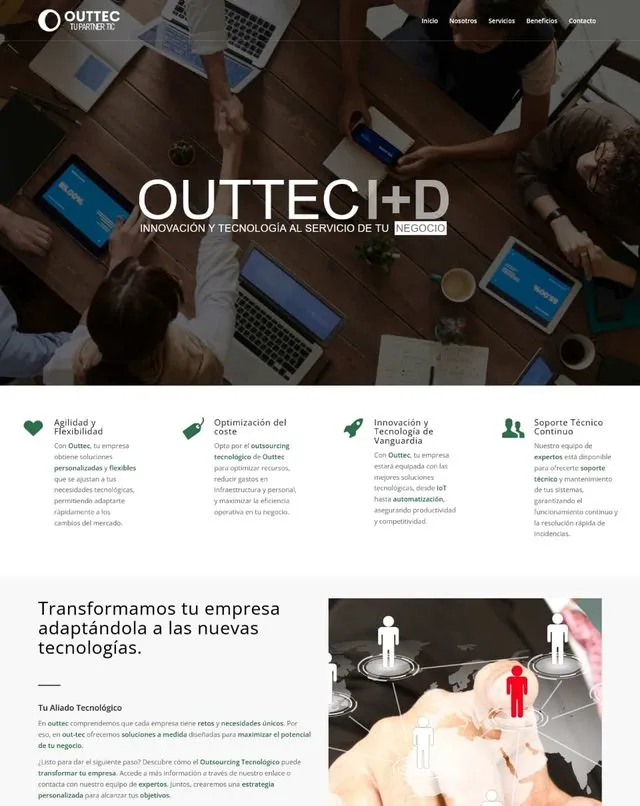 Out-tec website (R&D)