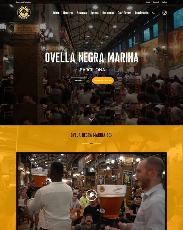ovellanegra website (Party venue)