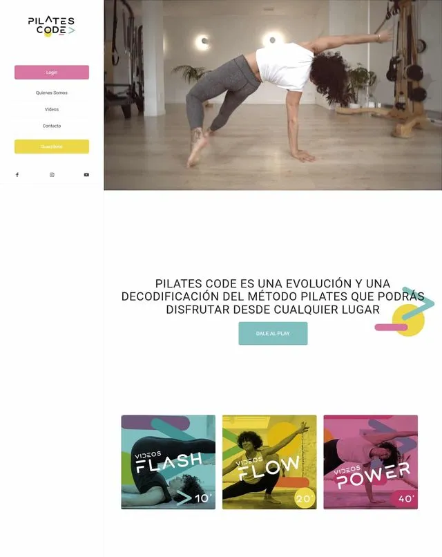 Pilates code website (Pilates)