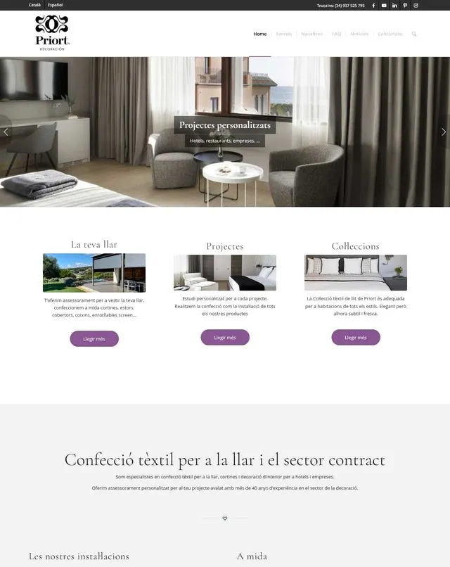 priort website (Decor)