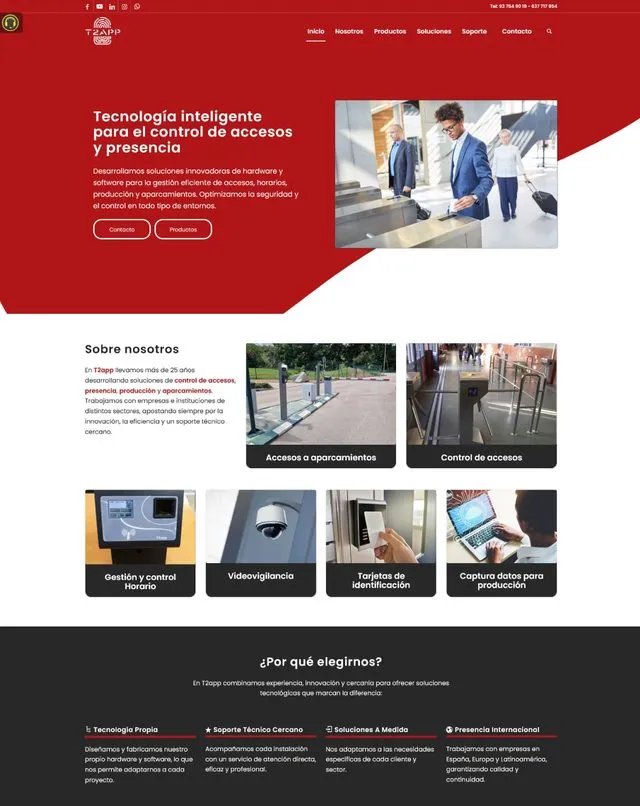 T2app website (Hardware)