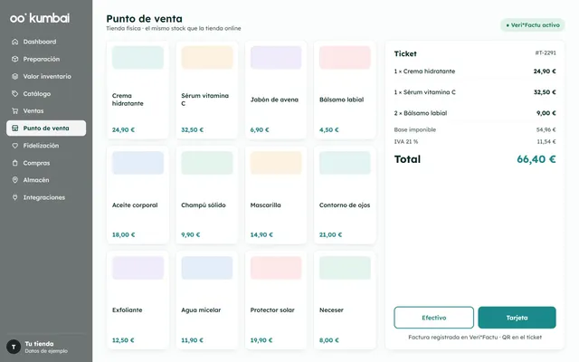 Kumbai: the point of sale