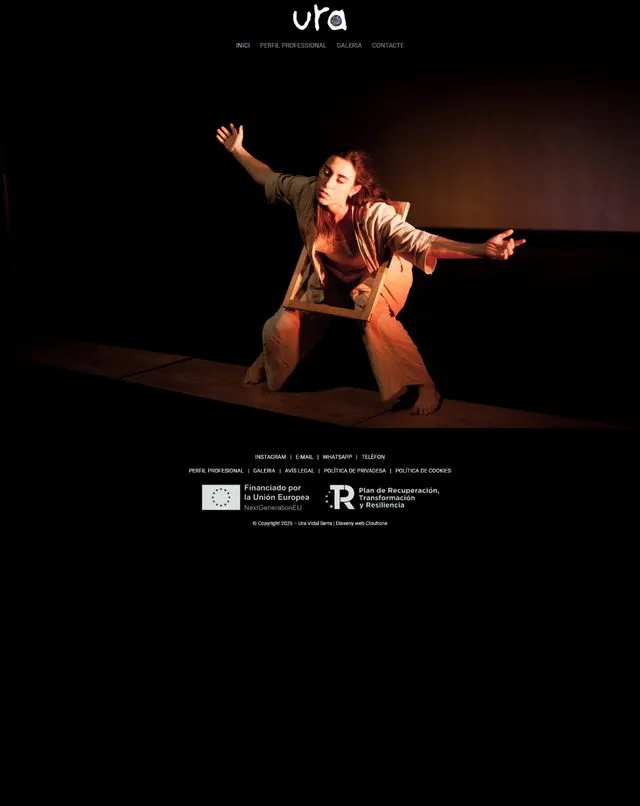 Ura Vidal website (Actress)